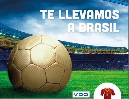 Sorteo de un viaje a Brasil por VDO