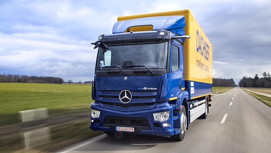 Mercedes eActros de Dachser