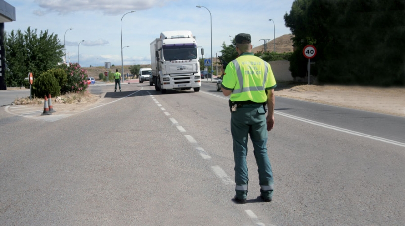 Control de la Guardia Civil