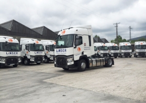 Camiones de Linser Foods