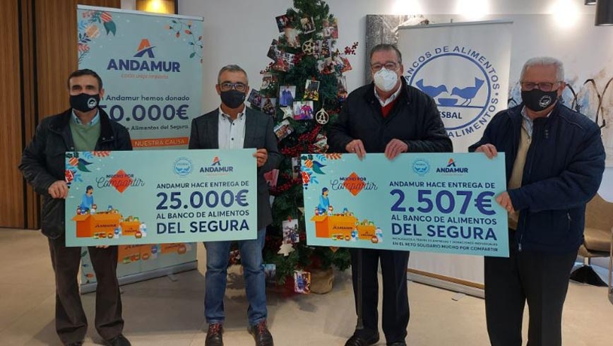 Donación de Andamur a los Bancos de Alimentos