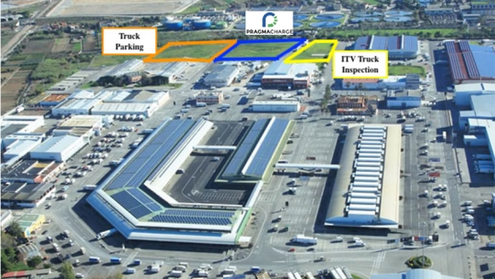 PragmaCharge lanza el primer hub de carga de camiones eléctricos pesados de España