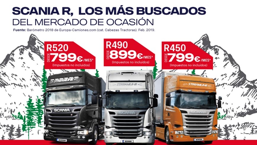 Campaña de camiones seminuevos de Scania