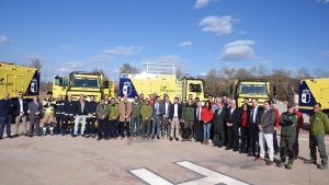 Dispositivo de Incendios forestales de Castilla-La Mancha con Mercedes-Benz Unimog