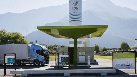 Gasinera para el suministro de gas natural para camiones