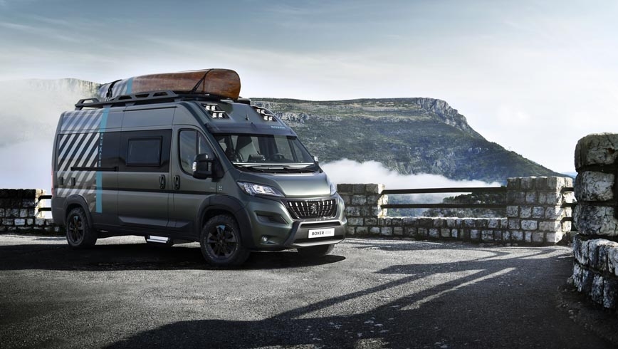 Furgoneta camper Peugeot Boxer 4x4 Concept 