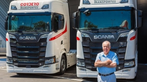 Scania  de la empresa de transportes Transportes Cordero