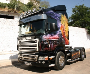 El Scania de la familia Castro