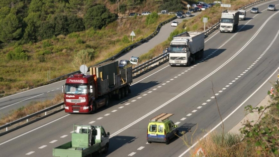 Camiones en Cataluña