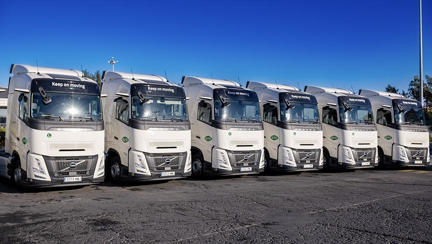 GTO renueva su flota con 100 camiones Volvo FH Aero 