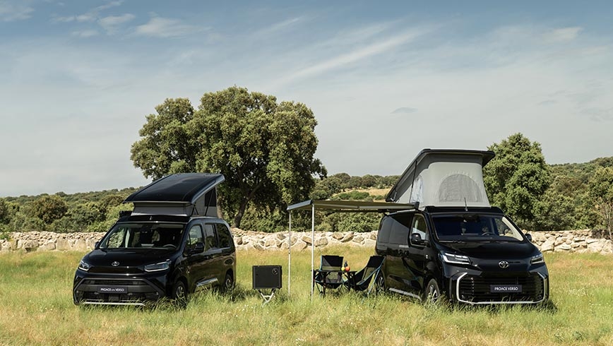 Nueva gama Toyota PROACE CAMPER y MiniCAMPER