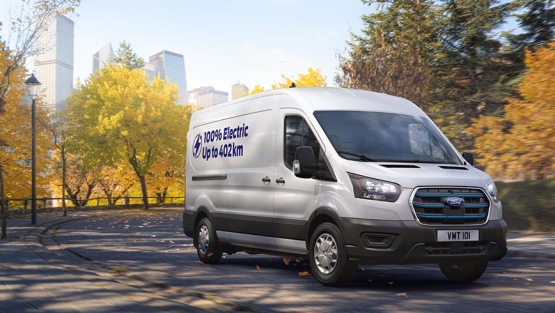 Más de 400 km de autonomía en la nueva Ford E-Transit