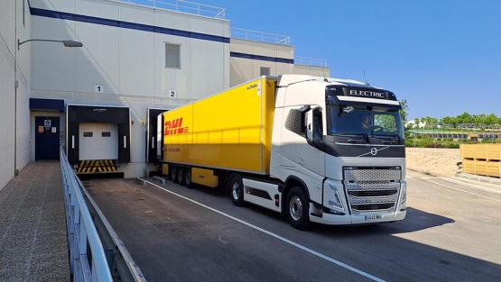 Camión eléctrico Volvo FH 42 Tractor Electric de DHL Freight España