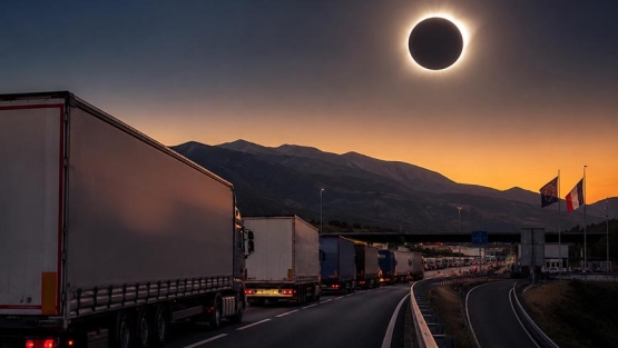 El País Vasco plantea prohibir la circulación de camiones por el eclipse