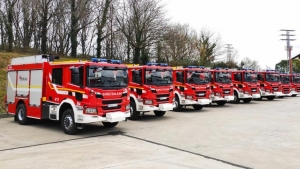 Camiones de bomberos Scania con transmisión Allison