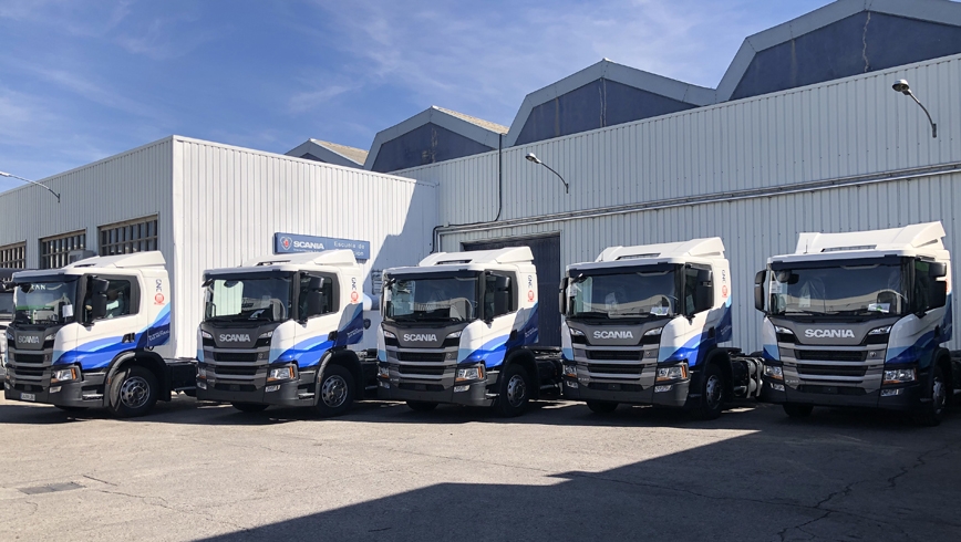 Margolles Logistic adquiere cinco Scania de gas natural