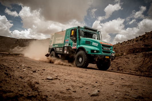 El piloto Petronas De Rooy Iveco Hans Stacey