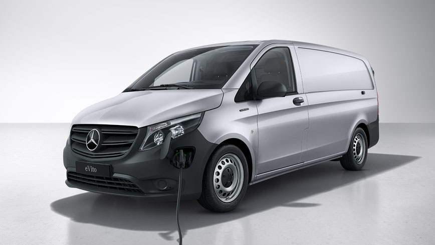 Nueva furgoneta Mercedes-Benz eVito con una batería de mayor capacidad