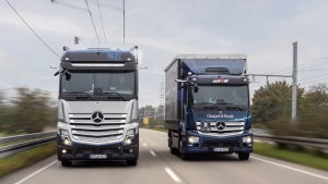 Camiones de pila de combustible de Meercedes-Benz Trucks