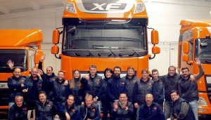 presentación de DAF en las instalaciones de Truckland