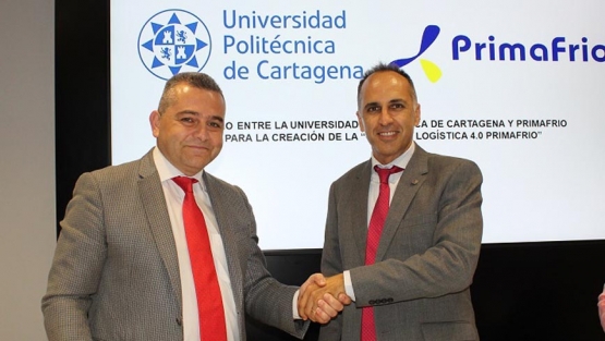 Juan Conesa y Alejandro Díaz de Primafrio y UPCT