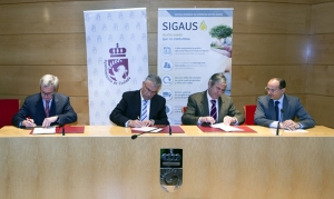 Firma del acuerdo para el cuarto bosque SIGAUS