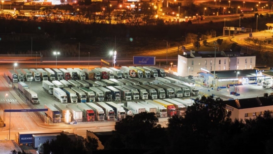 Parking de la estación de la Jonquera