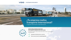 Cambio de tacógrafo en camiones de transporte internacional