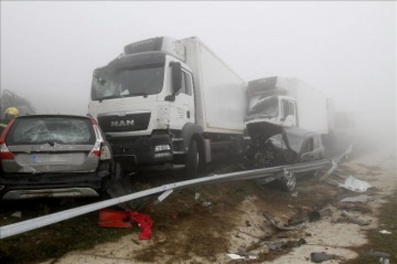 Accidente múltiple en la A-8