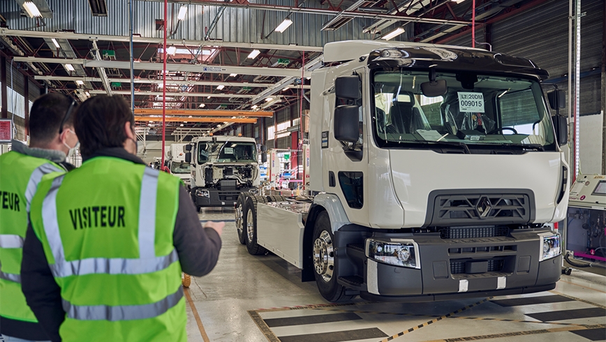 Planta de Renault Trucks en Blainville-sur-Orne.