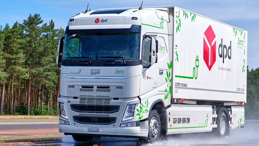 Pruebas de Continental con Volvo FH eléctrico