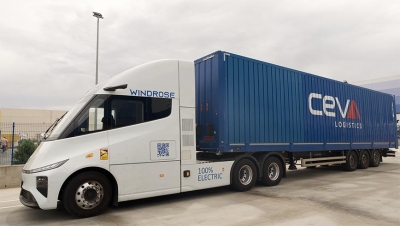 CEVA Logistics prueba camión eléctrico en ruta Algeciras-Madrid