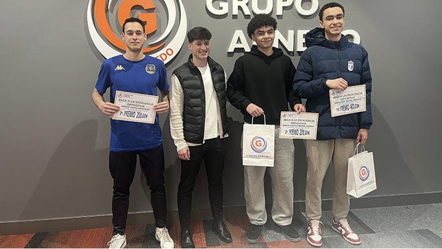 La Fundación Arnedo entrega las primeras becas a la Excelencia Deportiva