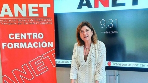 Natalia Aguirre, responsable de formación en ANET, Asociación Navarra de Empresarios de Transporte por Carretera y Logística