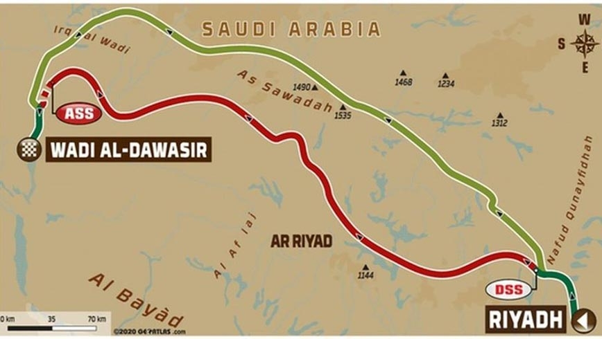 Séptima etapa del Rally Dakar de camiones 2020