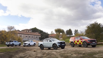 Curso off‑road para emergencias con Ford Ranger Híbrido Enchufable