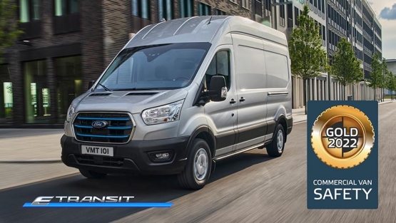 La Ford E-Transit recibe la medalla de oro Euro NCAP