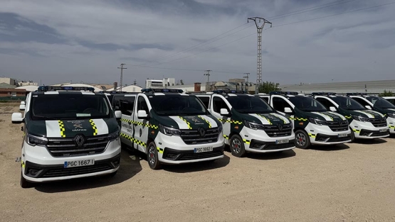 La Guardia Civil incorpora 70 Renault Trucks Trafic Red Edition
