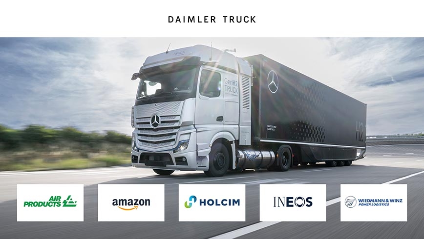 Camión de hidrógeno de Daimler Trucks