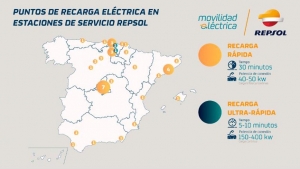 Nueva estación Repsol de recarga de vehículos eléctricos