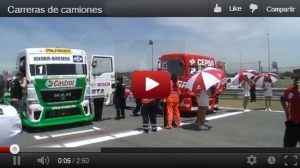 Vídeos Campeonato de carreras de camiones 2012