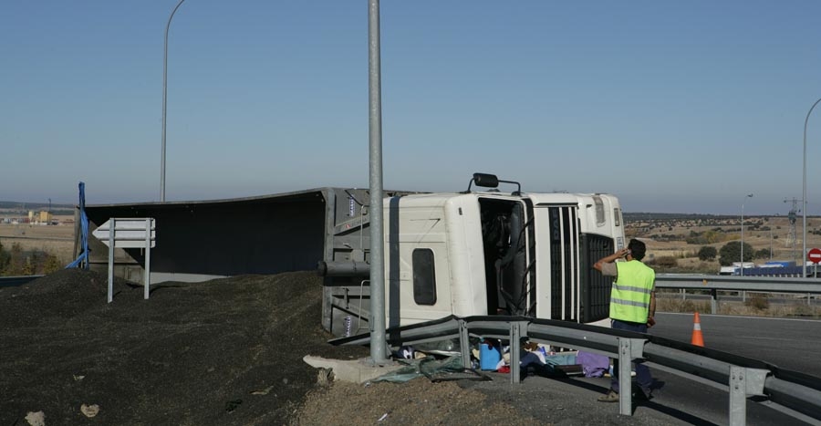 Accidente de camión