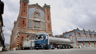 Mercedes-Benz eActros 600: vendimia eléctrica en Champagne