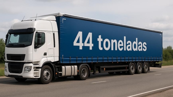 CAmión circulando por carretera
