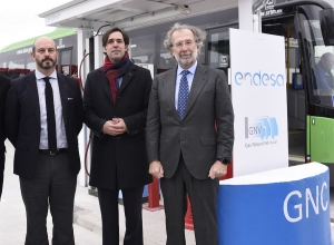 Inauguración de la estación de suministro de Gas Natural