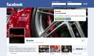 Página web de Brembo en Facebook