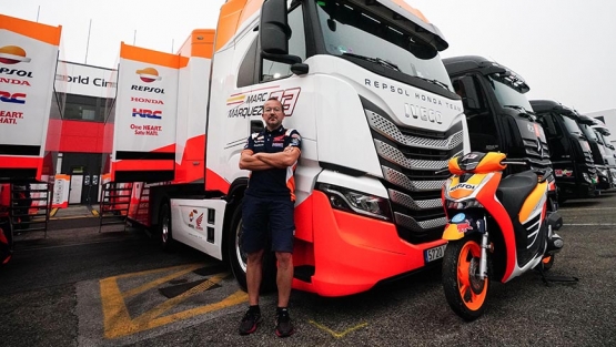 Camión Iveco S-WAY del Repsol Honda Team