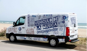 El Volkswagen Crafter es el &quot;Vehículo de la música&quot;