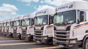 Camiones Scania del Grupo Perea