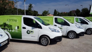 Flota de furgonetas ecológicas de Citylogin